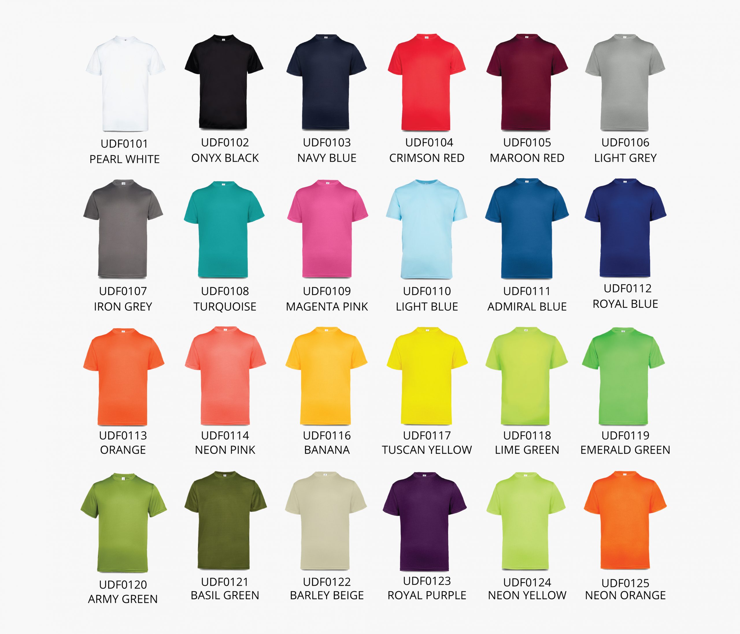 Dri Fit T Shirt Color