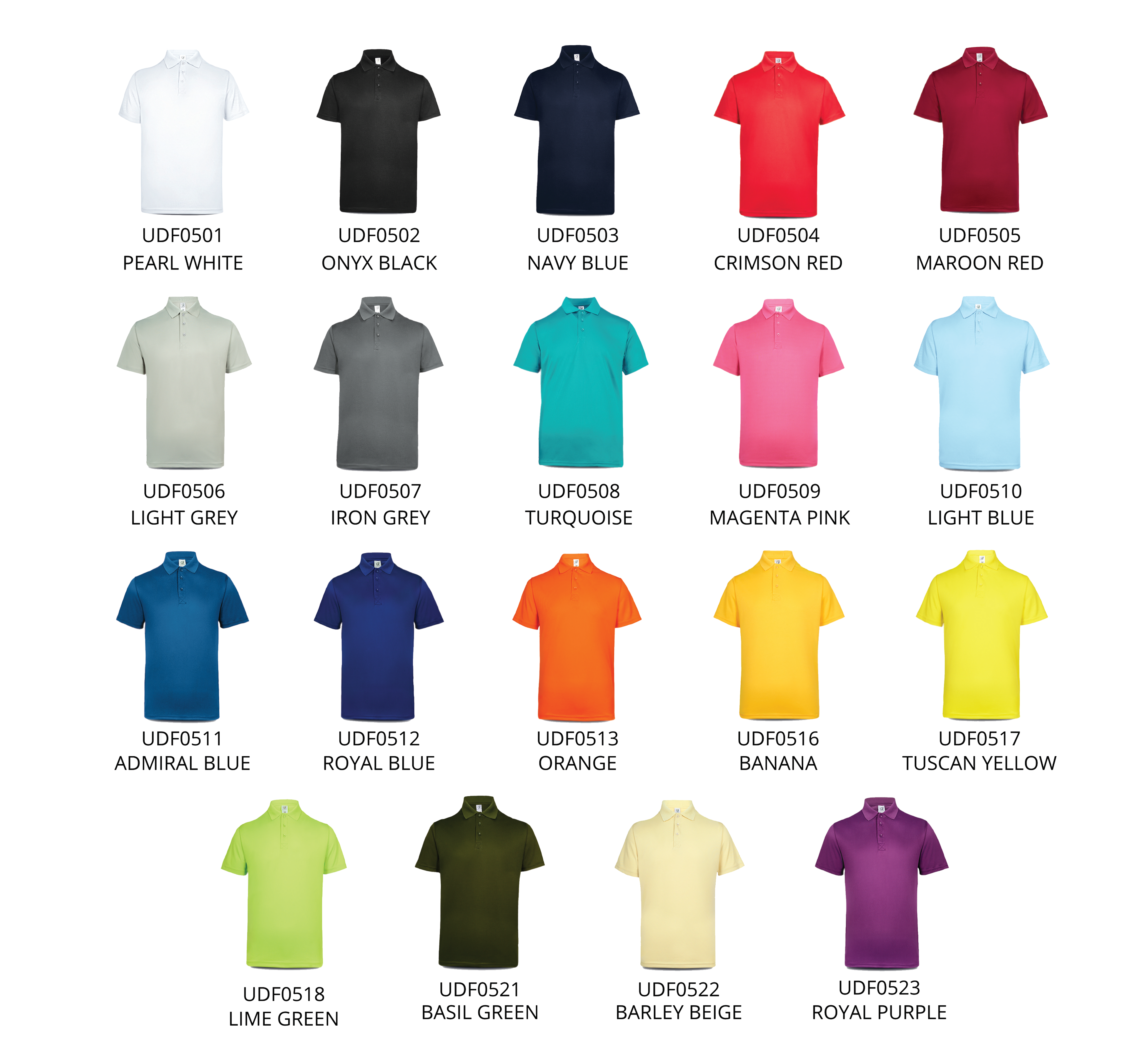 Dri Fit Polo Shirt Color